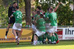 Kreispokal - Saison 2023/24 - FC Gerolfing - BC Attaching - Elfmeter schiessen -  -  Totopokal Sieger - Gerolfing - jubel -  - Foto: Meyer Jürgen