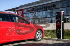 Ladestation - Parkplatz - Audi Sportpark - Audi e-tron