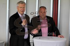 Pre-Opening des Funktionsgebäudes mit anliegendem Jugendhaus - Moderator Harald Stenger mitte - Dr. Alfred Lehmann -  Foto: Jürgen Meyer