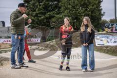BMX Bayernliga Race 2025; Ingolstadt; Radhaus Ingolstadt, Resi Kobel aus Ingolstadt Interview