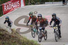 BMX Bayernliga Race 2025; Ingolstadt; Radhaus Ingolstadt, Resi Kobel aus Ingolstadt zweite von rechts