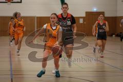 Basketball - Frauen -  Saison 2026/27 - TSV Etting Ingolstadt - TSV Wasserburg 2 - Komada Martina orange Etting  - Walz Patrizia schwarz Wasserburg - Foto: Meyer Jürgen