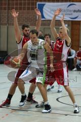 Basketball - MTV Ingolstadt - TSV Jahn Freising - Sebastian Pötig in Bedrängnis