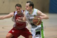 Basketball - MTV Ingolstadt - TSV Jahn Freising - Jörg Hasser im Angriff