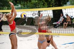 Beachvolleyball Turnier - BVV Beach Cup Ingolstadt - Spielszenen Damen