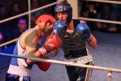 Ingolstädter Boxnacht - Fronte79 - Box-Club Ingolstadt vs. Auswahl München - roter Helm Magomed Schachidov gegen blau Viktor Winkert (BCI)