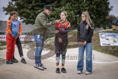 BMX Bayernliga Race 2025; Ingolstadt; Radhaus Ingolstadt, Resi Kobel aus Ingolstadt Interview