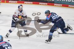 DEL; Playoffs; ERC Ingolstadt - EHC Redbull München; Torchance verpasst Pietta Daniel (86 ERC) Hirose Taro (17 RBM)