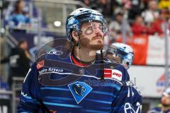 Penny DEL - Pre-Playoff - Spiel 2 - Eishockey - Saison 2021/22 - ERC Ingolstadt - Kölner Haie - Traurige Gesichter nach dem ausscheiden - Chris Bourque (#77 ERCI) -  Foto: Jürgen Meyer