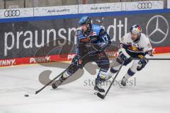 DEL; Playoffs; ERC Ingolstadt - EHC Redbull München; Girduckis Abbott (17 ERC) Wagner Fabio (55 RBM)