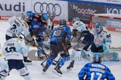 DEL; ERC Ingolstadt - Dresdner Eislöwen; Torchance verpasst Torwart Schwendener Janick ( DDE) Braun Justin (61 DDE) Abbandonato Peter (98 ERC) Zeitz Manuel (8 FCS)  #McCrea Alec (3 DDE) Krauß Philipp (8 ERC)