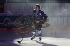 Penny DEL - Eishockey - Saison 2021/22 - ERC Ingolstadt - Krefeld Pinguine - Louis-Marc Aubry (#11 ERCI) beim einlaufen  - Foto: Jürgen Meyer