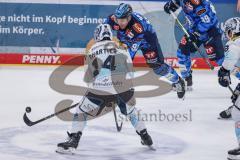 DEL; ERC Ingolstadt - Dresdner Eislöwen; Schmölz Daniel (92 ERC) Thomann Martin (14 S05)