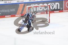 Eishockey - Saison 2022/23 - Finale - ERC Ingolstadt - Red Bull München - Jonas Stettmer Torwart (#1 ERCI) - Foto: Ralf Lüger