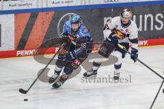 DEL; Playoffs; ERC Ingolstadt - EHC Redbull München; Torchance verpasst Pietta Daniel (86 ERC) Hirose Taro (17 RBM)