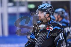 DEL; ERC Ingolstadt - Dresdner Eislöwen; vor dem Spiel Agostino Kenny (11 ERC)
