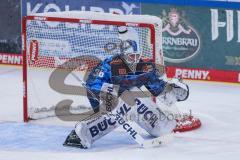 DEL; ERC Ingolstadt - Dresdner Eislöwen; Torwart Brochu Brett (36 ERC)