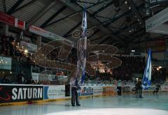 DEL - ERC Ingolstadt - Iserlohn Roosters - Fahnen Fans