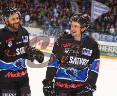 DEL - ERC Ingolstadt - Kölner Haie - Stephan Retzer und Patrick Buzas