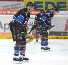 DEL - ERC Ingolstadt - Krefeld Pinguine - Rick Girard nachdenklich