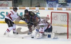 DEL - ERC Ingolstadt - Kölner Haie - Joe Motzko am Tor