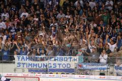 European Trophy 2012 - ERC Ingolstadt - Adler Mannheim - Trotz Fahnenverbot trotzden Stimmung Fans
