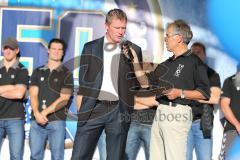 ERC Ingolstadt - Saisoneröffnungsfeier an der Saturn Arena - Interview mit Cheftrainer Niklas Sundblad