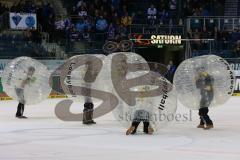 DEL - Eishockey - ERC Ingolstadt - Adler Mannheim - Loopyball on Ice – Pausenspiel