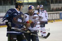 DEL - Eishockey - ERC Ingolstadt - EHC München - Alexandre Picard (45) rechts Daniel Sparre (Nr.40,EHC Red Bull München)
