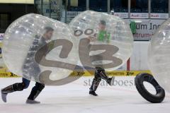 DEL - Eishockey - ERC Ingolstadt - Adler Mannheim - Loopyball on Ice – Pausenspiel