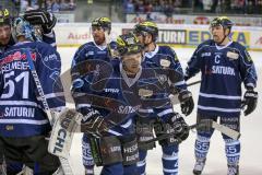 DEL - Eishockey - Playoff - Spiel 3 - ERC Ingolstadt - DEG Düsseldorf - Sieg in Spiel 3 Halbfinale durch Patrick Hager (ERC 52)