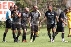 Kreisklasse - Saison 2023/2024 - GW Ingolstadt - FC Gelbelsee - Der 1:0 Führungstreffer per Freistoß durch #27 schwarz Semih Soysal GW Ing - jubel  -  Foto: Meyer Jürgen