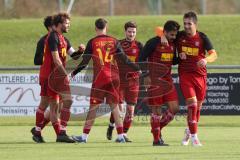 Kreisliga - Saison 2024/25- SV Kasing - TSV Hohenwart - Sanser Calik rot Kasing mit dem 1:0 Führungstreffer - jubel - Foto: Meyer Jürgen