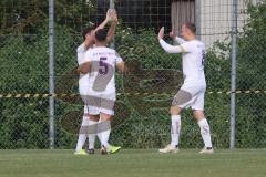 Relegation zur Kreisklasse - Saison 2022/2023 - SC Irgertsheim - MTV Ingolstadt - Der 1:1 Ausgleichstreffer durch Marco Battaglia weiss MTV - jubel - Foto: Meyer Jürgen