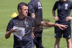 3. Liga; FC Ingolstadt 04 - Trainingslager, Allgäu, Cheftrainer Michael Köllner (FCI) Ansprache