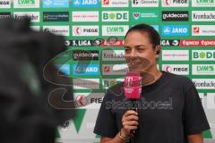 3. Liga - Saison 2026/27 - SC Preussen Münster - FC Ingolstadt 04 - Cheftrainerin Sabrina Wittmann (FCI)  im Interview mit Magenta Sport -  - XXXXX - Foto: Meyer Jürgen