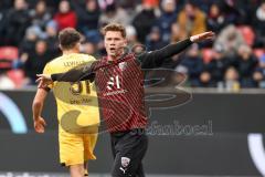 3. Liga; FC Ingolstadt 04 - SG Dynamo Dresden; ärgert sich Sebastian Grönning (11, FCI)