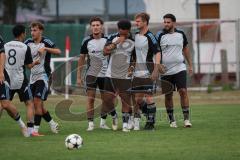 Kreisliga- Saison Saison 2026/27 - SV Türkisch Ingolstadt - TSV Ober./Unterhaunstadt  Der 0:1 Führungstreffer durch Manuel Hunner grau Ober./Unterh.stadt - jubel - Foto: Meyer Jürgen