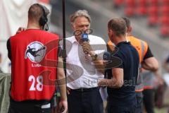 3.Liga - Saison 2023/2024 - FC Ingolstadt 04 -  1. FC Saarbrücken - Geschäftsführer Sport und Kommunikation Dietmar Beiersdorfer (FCI) - Foto: Meyer Jürgen