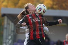 2. Bundesliga Frauen - Saison 2025/26 - FC Ingolstadt 04 Frauen - Eintracht Frankfurt II - Stefanie Reischmann (Nr.24 - FC Ingolstadt Frauen I) - Zimmermann Tessa weiss Frankfurt - Foto: Meyer Jürgen