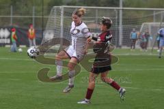 DFB Pokal - Frauen - Saison 2025/26 - FC Ingolstadt 04 Frauen - 1. FC Nürnberg - Theresa Keitel (Nr.7 - FC Ingolstadt Frauen I) - Polaskova Aneta rot Nürnberg - Foto: Meyer Jürgen