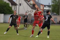 Bayernliga Süd - Saison 2022/2023 - FC Ingolstadt 04 - FC Memmingen - Renato Domislic (Nr.17 - FCI II) - Jakob Gräser schwarz Memmingen - Foto: Meyer Jürgen