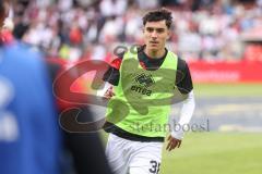 3. Liga; Energie Cottbus - FC Ingolstadt 04; vor dem Spiel Deniz Zeitler (38, FCI)