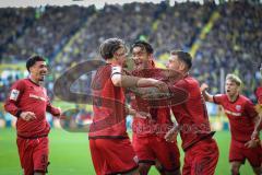 3. Liga; Alemannia Aachen - FC Ingolstadt 04; Tor Jubel Treffer 0:1 Dennis Kaygin (10, FCI), YFredrik Carlsen (8, FCI) Jonas Scholz (15, FCI) Davide Sekulovic (33, FCI) Max Plath (14 FCI)