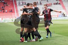 2.BL; FC Ingolstadt 04 - 1. FC Heidenheim; Tor Jubel Filip Bilbija (35, FCI) Maximilian Neuberger (38, FCI) Stefan Kutschke (30, FCI)