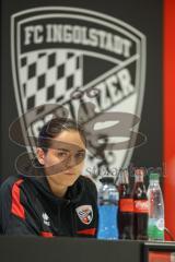 3. Liga; FC Ingolstadt 04 - Erzgebirge Aue; Interview Pressekonferenz Cheftrainerin Sabrina Wittmann (FCI)