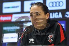 3. Liga; FC Ingolstadt 04 - MSV Duisburg; Pressekonferenz Interview Cheftrainerin Sabrina Wittmann (FCI)