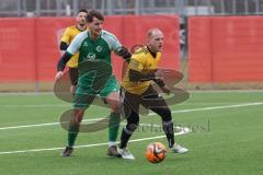 AUDI Amateuercup - Saison 2024/25 - TSV Lichtenau - FC Geisenfeld - Steven Spieß gelb Lichtenau - Florian Lang grün Geisenfeld - Foto: Meyer Jürgen