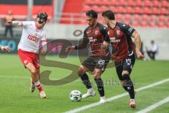 3. Liga; FC Ingolstadt 04 - Rot-Weiss Essen; Nishan Velupilay (28 FCI) Linus Rosenlöcher (19, FCI) Obuz Marvin (10 RWE)