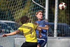 A-Klasse -  Saison 2026/27 - TSV Pförring - FC Wackerstein/Dünzing - Tobias Seidl blau Pförring  - Likas Lechner gelb Wackerstein/Dünzing - Foto: Meyer Jürgen